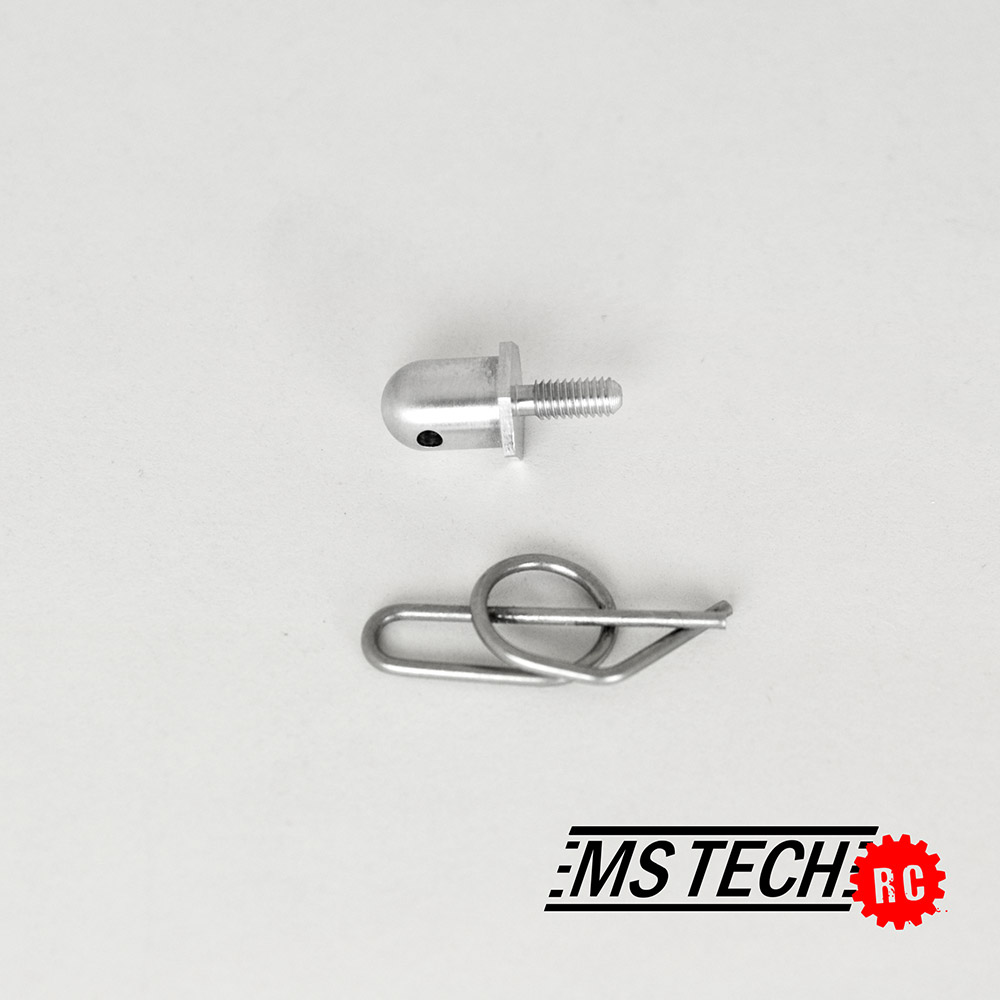 MS Tech RC Hood Pin Kit for Wraith, Blue Monkey RC